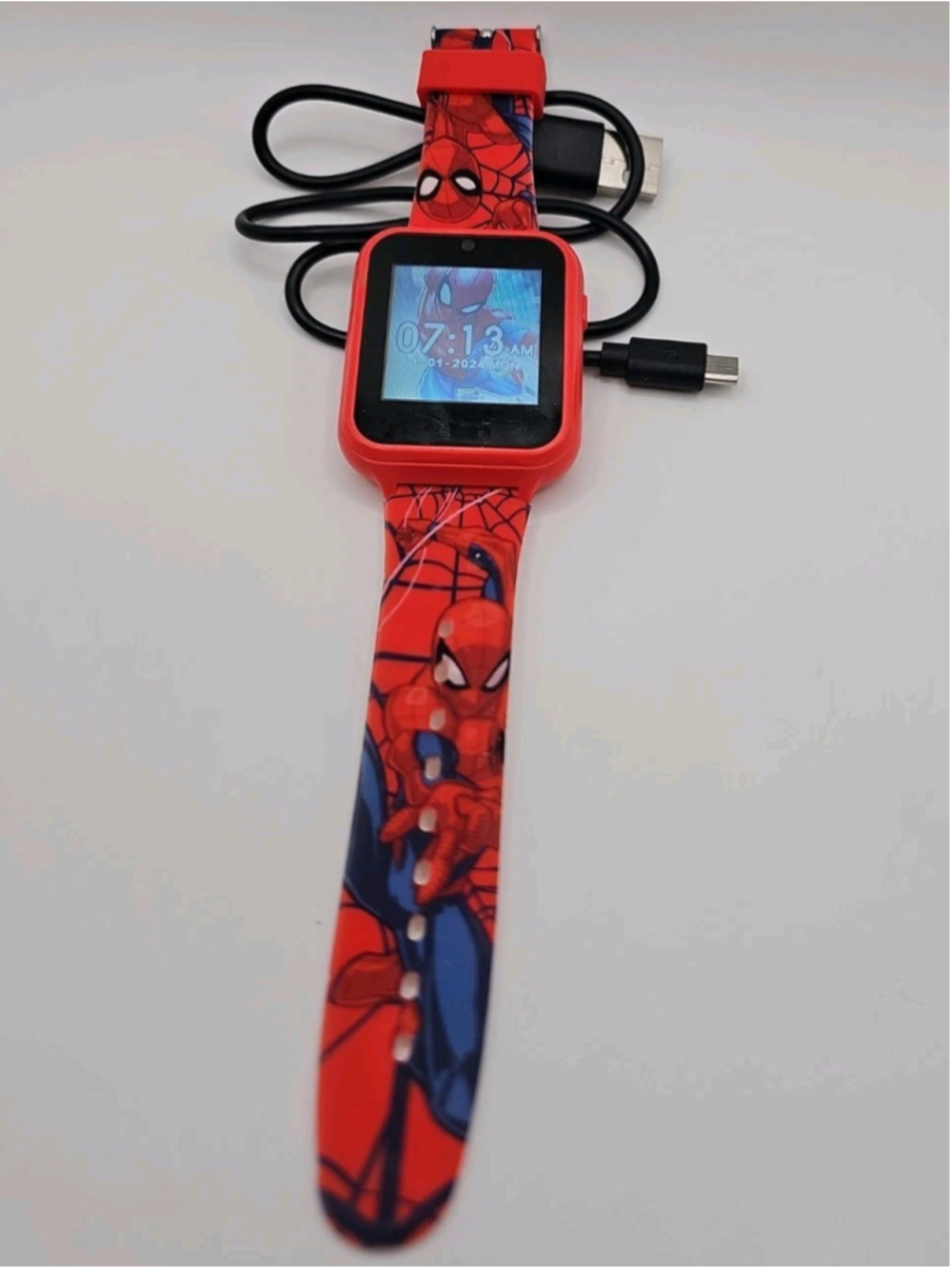 Marvel Spider-Man Watch Accutime Spiderman Smart Watch Camera Apps Etc.